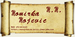 Momirka Mojević vizit kartica